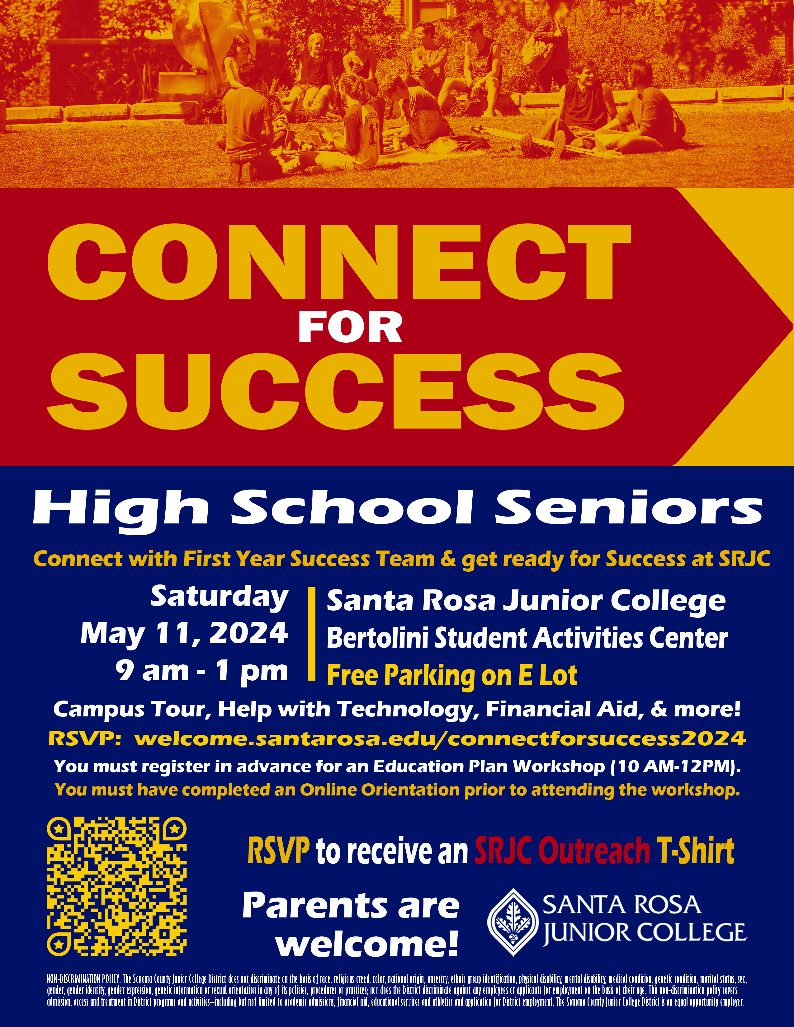 Connect for Success Spring 2024 Event Flyer