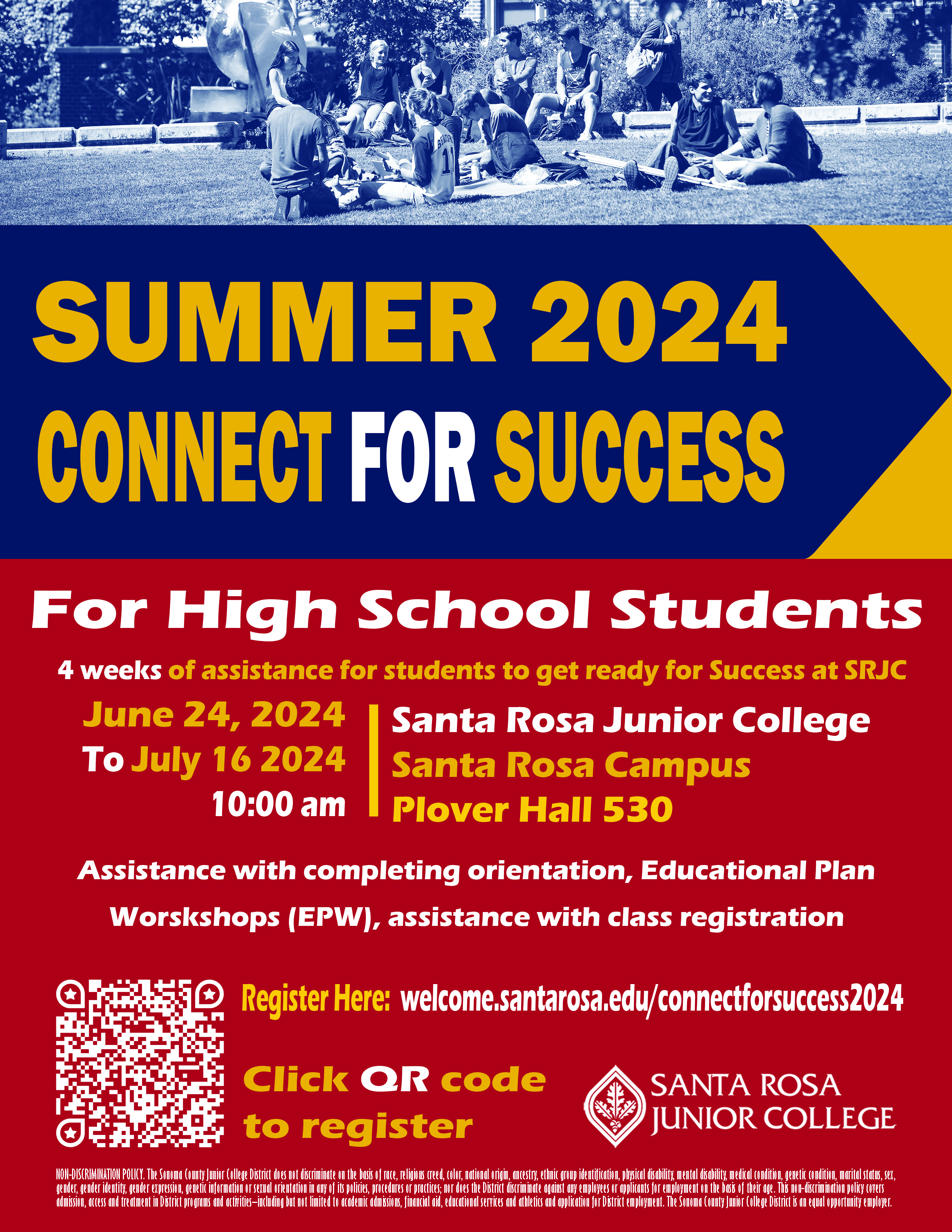 Connect for Success Summer 2024 Flyer